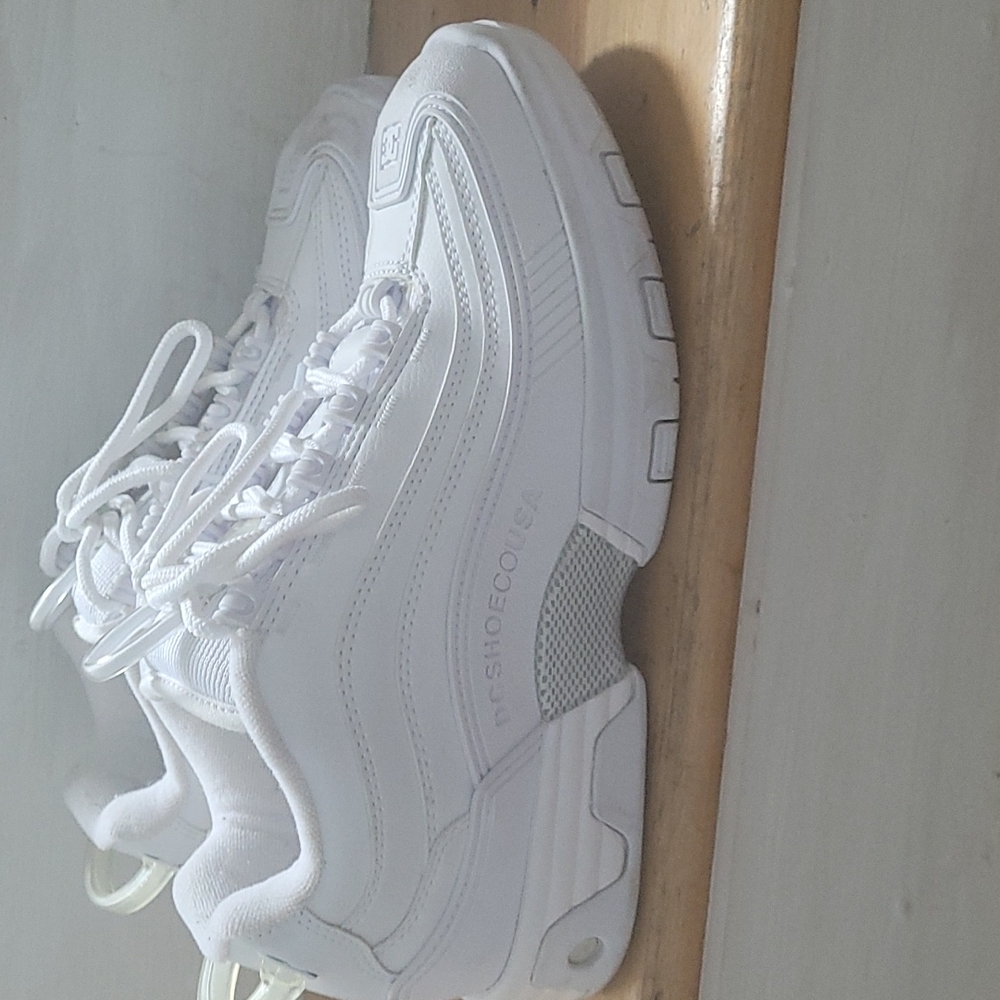 DC chunky white sneakers